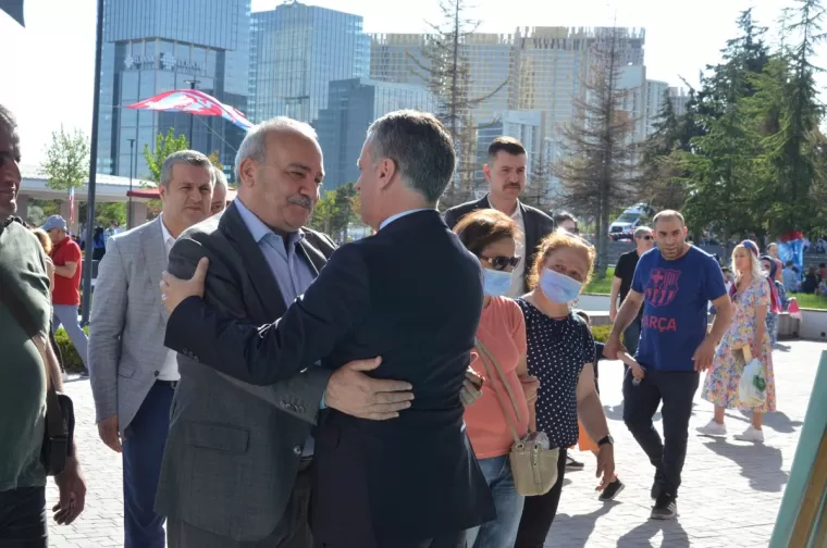 Gurbetçiler hasret giderdi