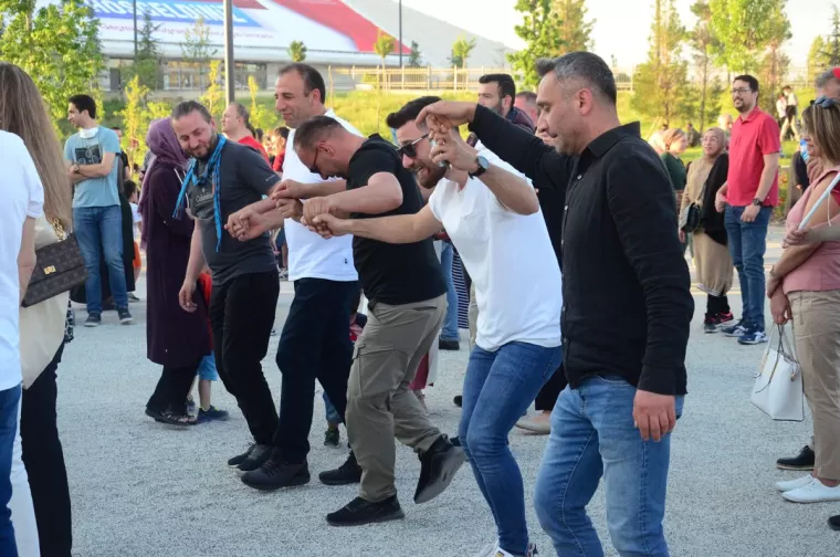 Gurbetçiler hasret giderdi