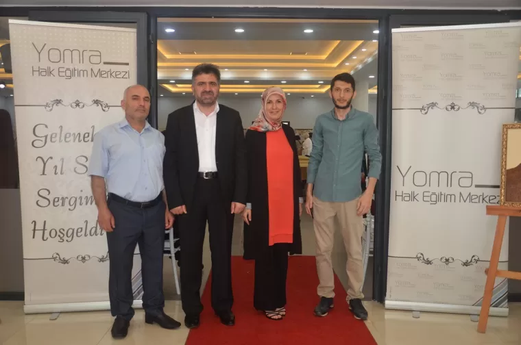 Yomra Halk Eğitim Merkezi’den Yıl Sonu Sergisi