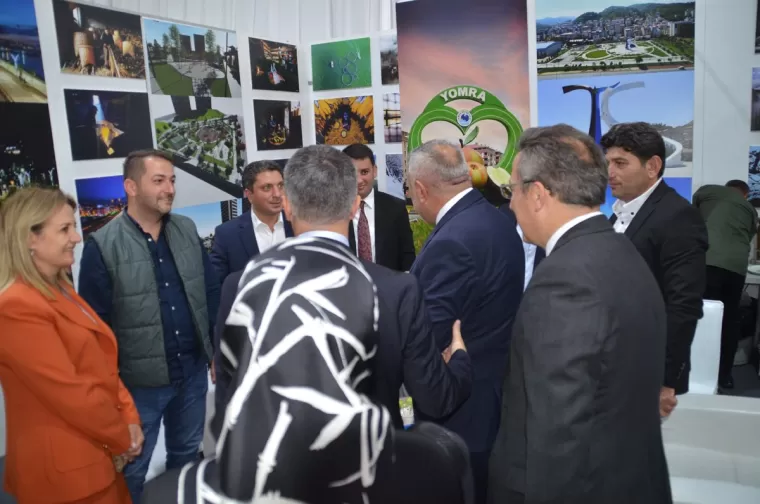 İstanbul'da Yomra standına büyük ilgi