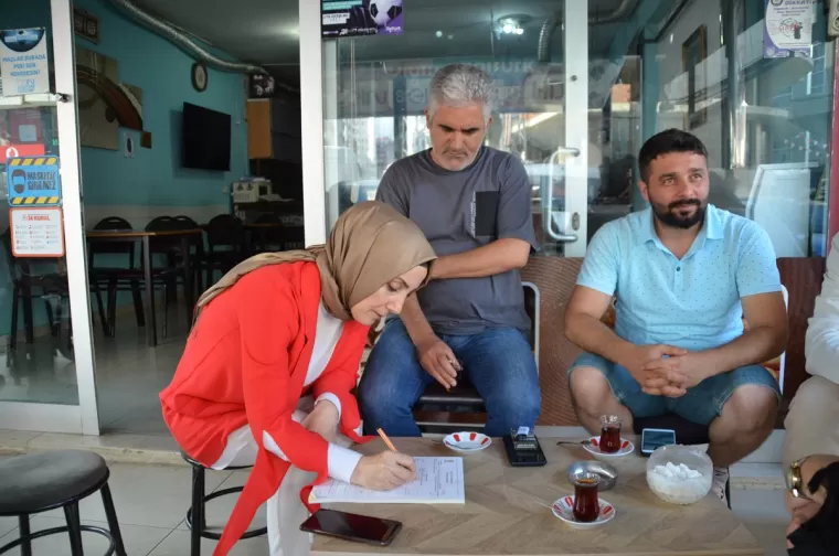 Milletvekili Bahar Ayvazoğlu Kaşüstü'nde 
