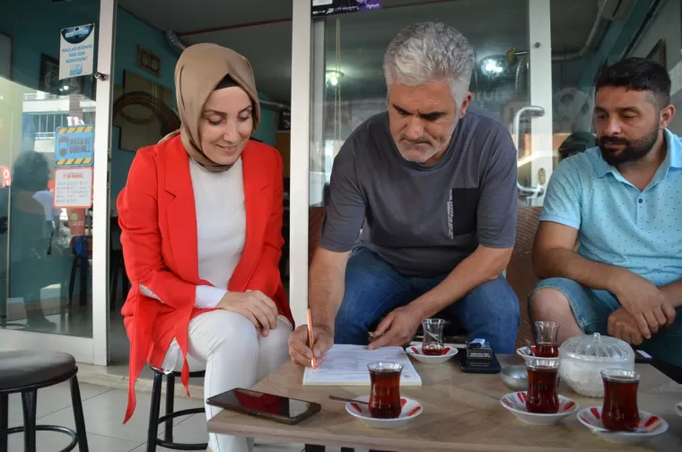 Milletvekili Bahar Ayvazoğlu Kaşüstü'nde 