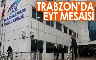 Trabzon’da EYT mesaisi