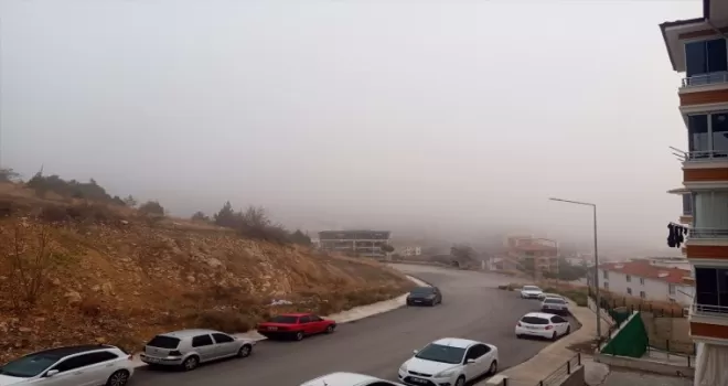 Amasya’da sis etkili oldu