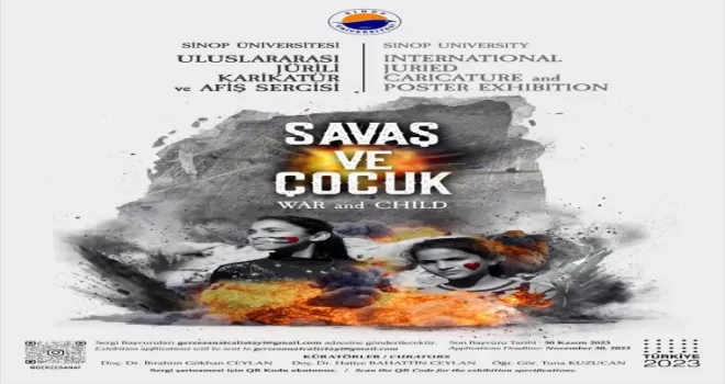 Sinop Üniversitesi “savaş ve çocuk“ temalı afiş ve karikatür yarışması düzenleyecek
