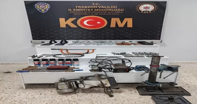Trabzon’da silah kaçakçılığı operasyonunda 4 zanlı yakalandı